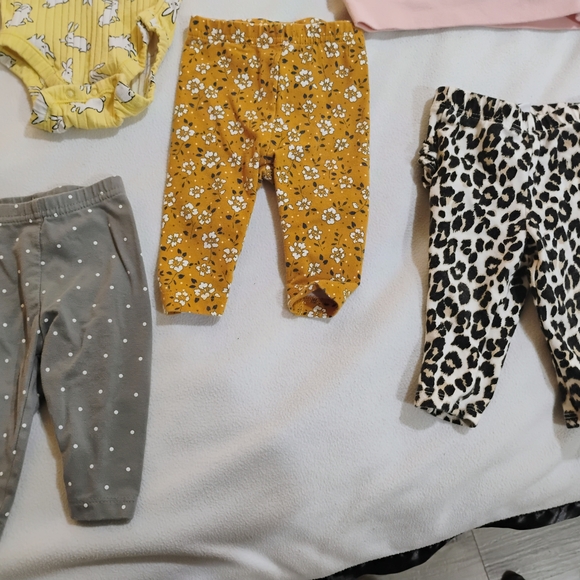 Charming Kids 8 Piece Clothing Set with Playful Prints - Picture 5 of 10